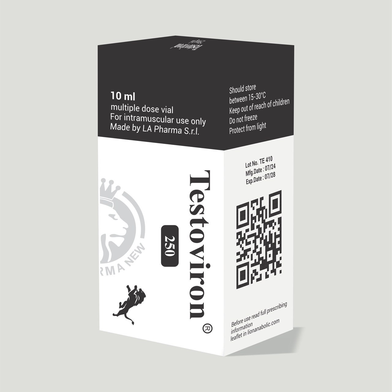 استروئید تزریقی تستوسترون انانتات ال آ 250 میلیگرم